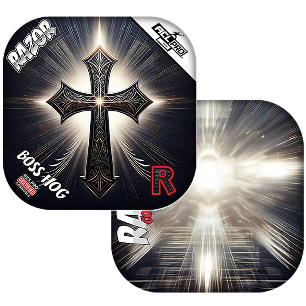 Boss Hog | Light Cross | ACL PRO Razor Cornhole Bags