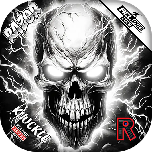 Knuckle | Skull Lighting Strike | ACL PRO Razor Cornhole Bags