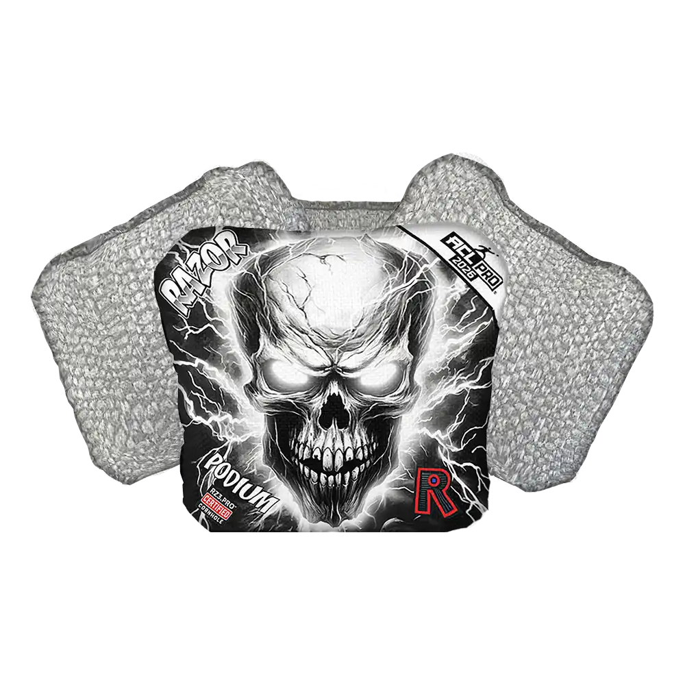Podium | Skull Lighting Strike | ACL PRO Razor Cornhole Bags