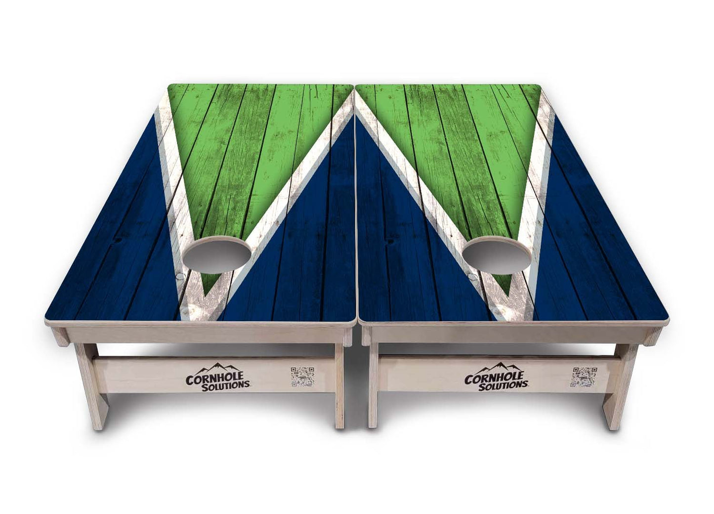 Team Color Triangle Cornhole Boards – Tournament Series