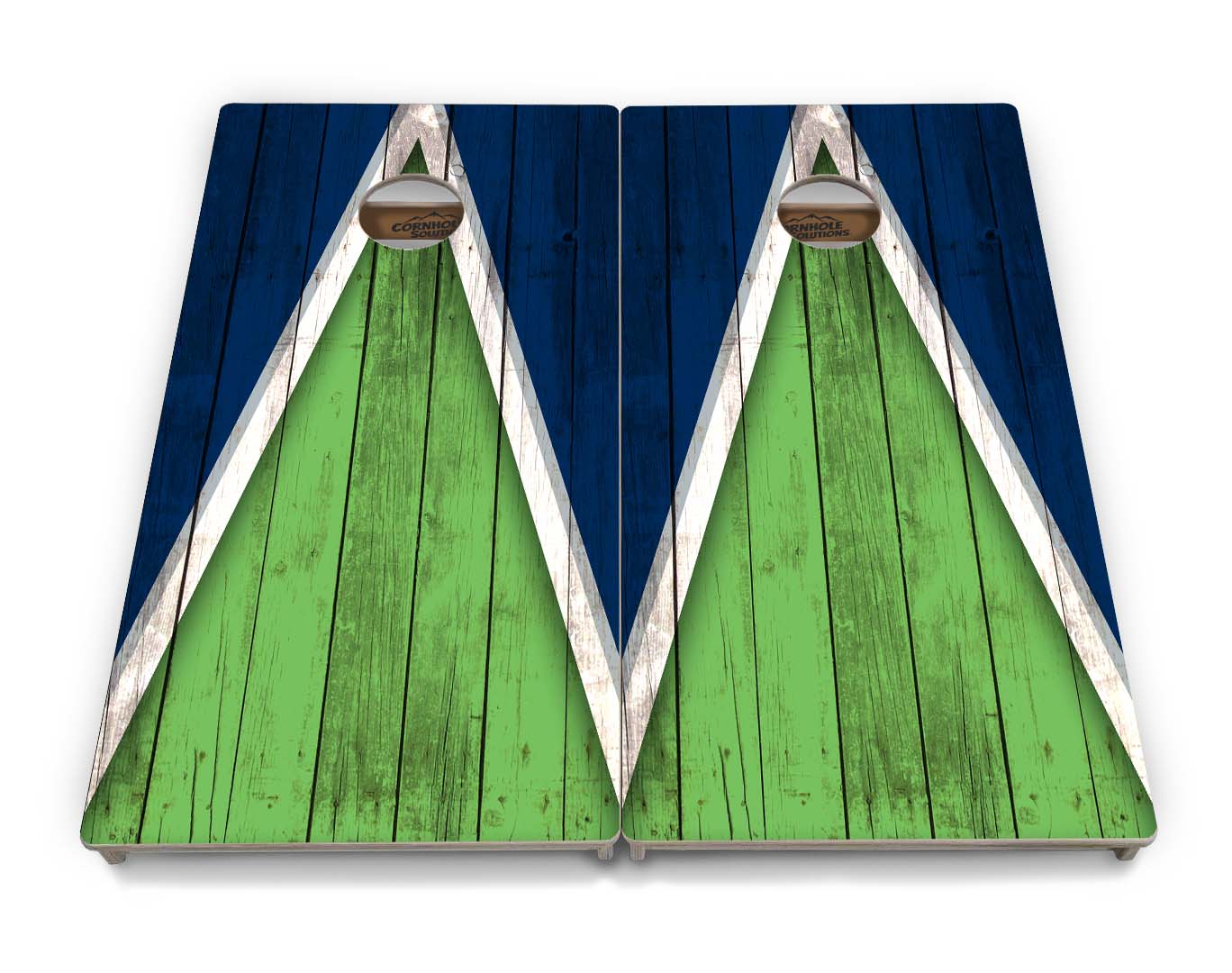 Team Color Triangle Cornhole Boards – Tournament Series