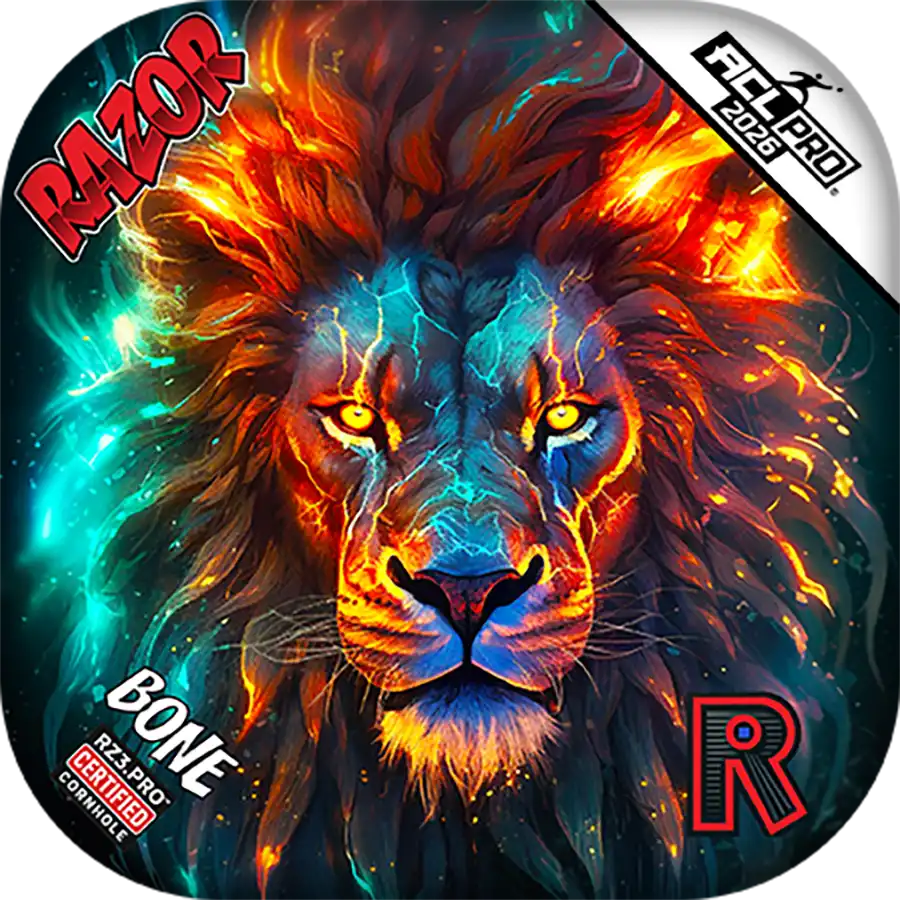 Bone | Lion Cosmos | ACL PRO Razor Cornhole Bags