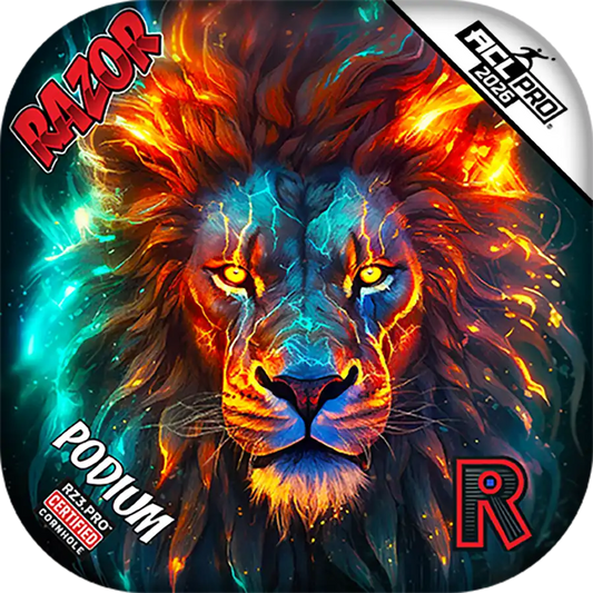 Podium | Lion Cosmos | ACL PRO Razor Cornhole Bags