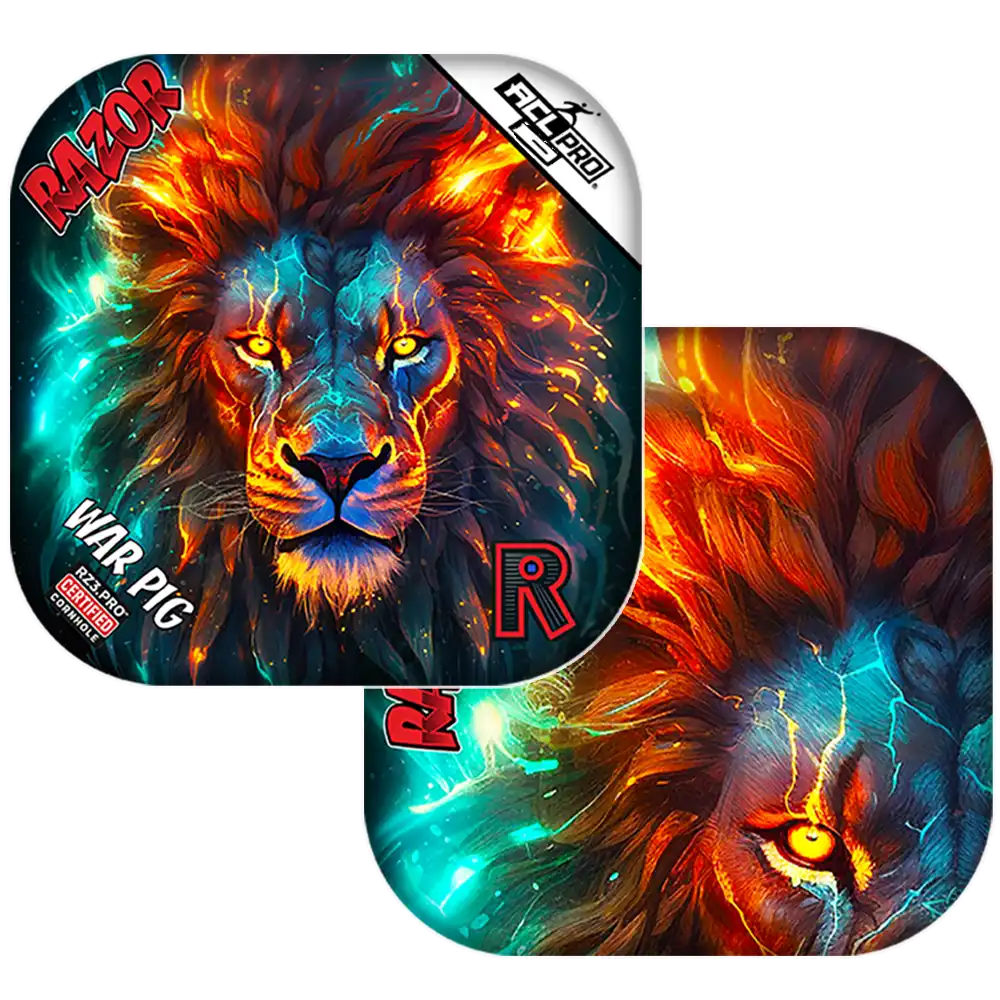 War Pig | Lion Cosmos | ACL PRO Razor Cornhole Bags
