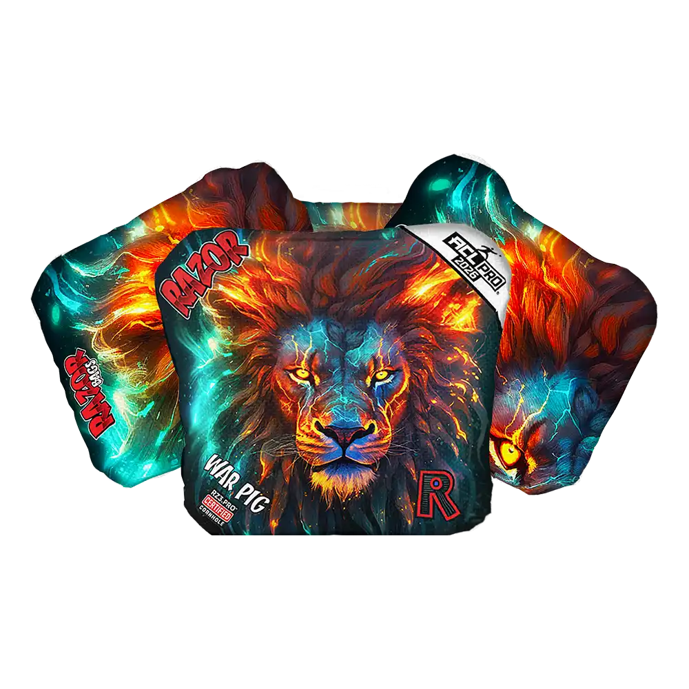 War Pig | Lion Cosmos | ACL PRO Razor Cornhole Bags