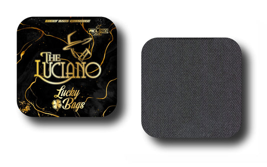 Luciano Black / Gold Marble