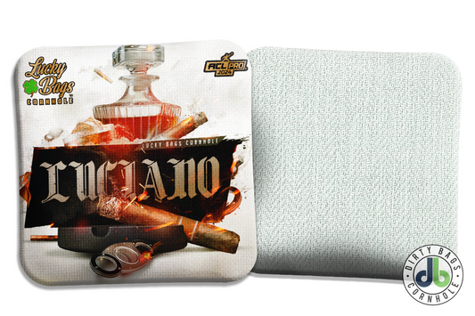 Lucky Bags Cornhole - Luciano - Cigar and Whiskey Edition