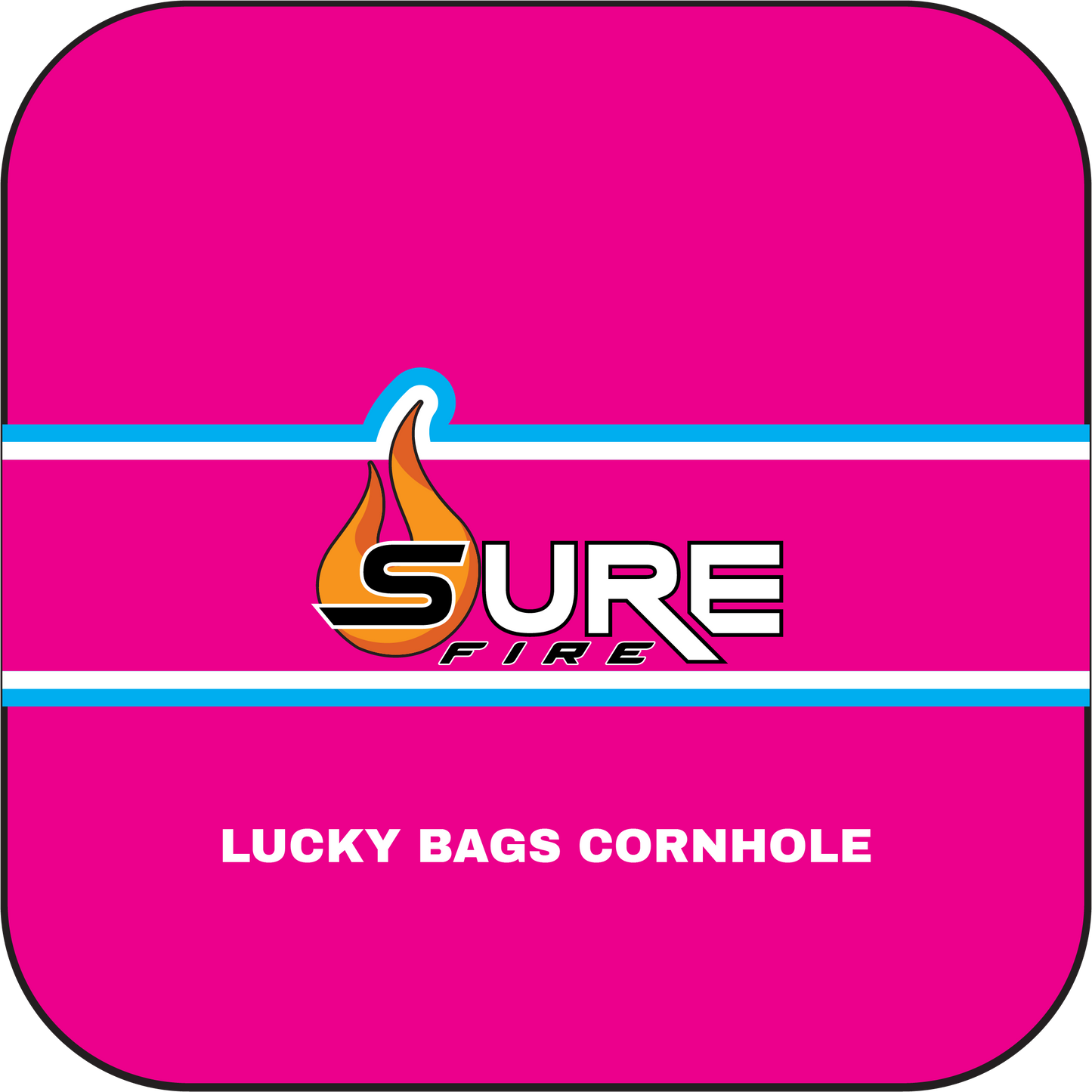 Lucky Bags Cornhole - Surefire Solid Stripe 2024 Series