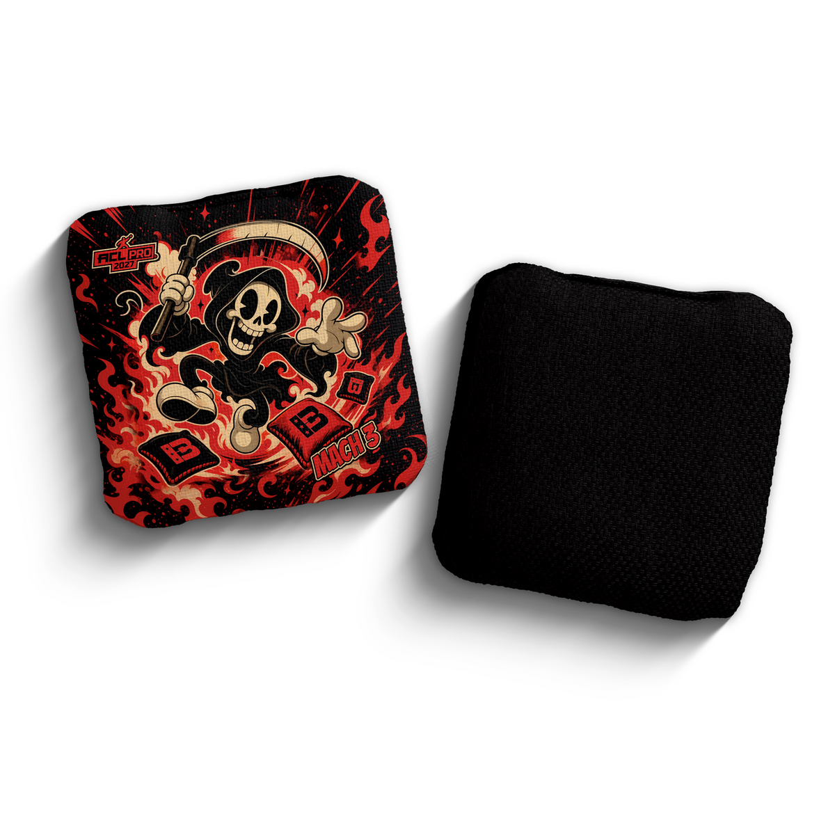 2027 Brotherhood Cornhole Mach 3 Reaper Parade Edition ACL Pro Stamped Cornhole Bags