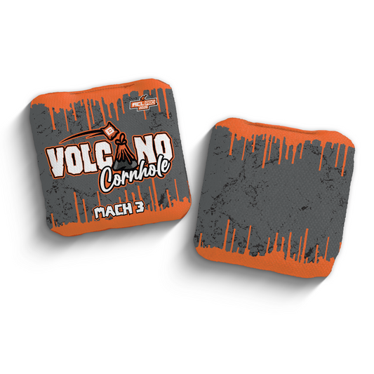 2026 Brotherhood Cornhole Mach 3 Volcano Cornhole Collaboration ACL Pro Stamped Cornhole Bags