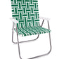 Green and White Stripe Magnum Chair