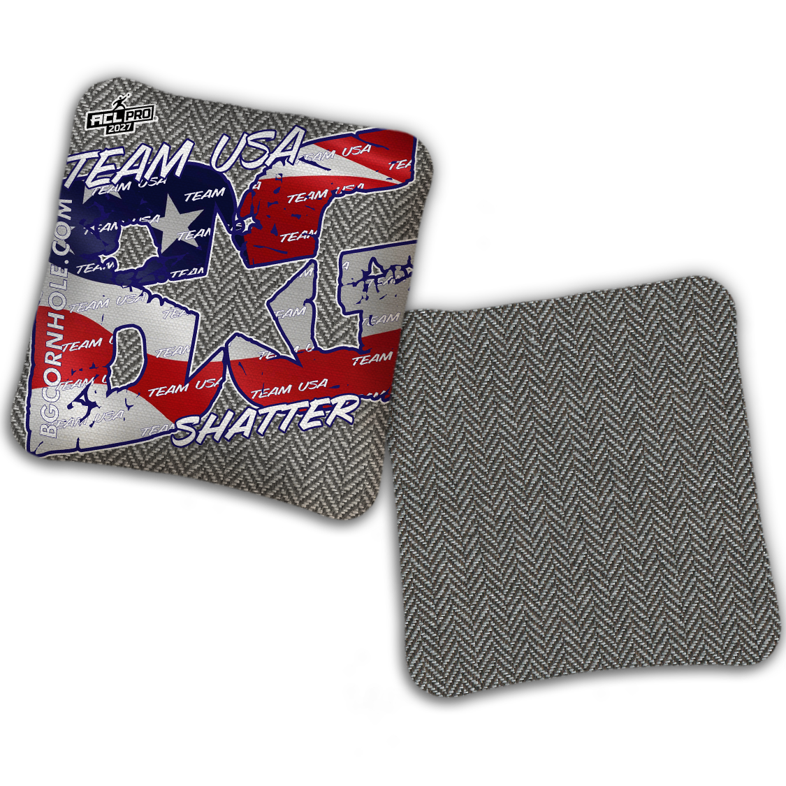2027 BG Multiple Bag Models "TEAM USA" - ACL Pro Stamped Cornhole Bags - SET OF 4 BAGS