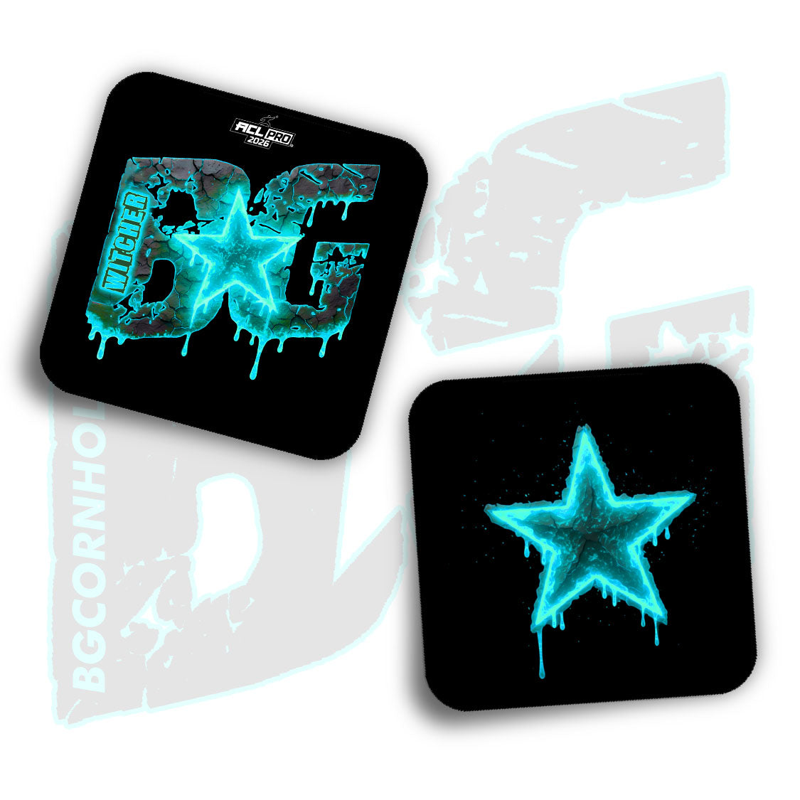 2026 BG Multiple Bag Models "Meltdown" - ACL Pro Stamped Cornhole Bags - SET OF 4 BAGS