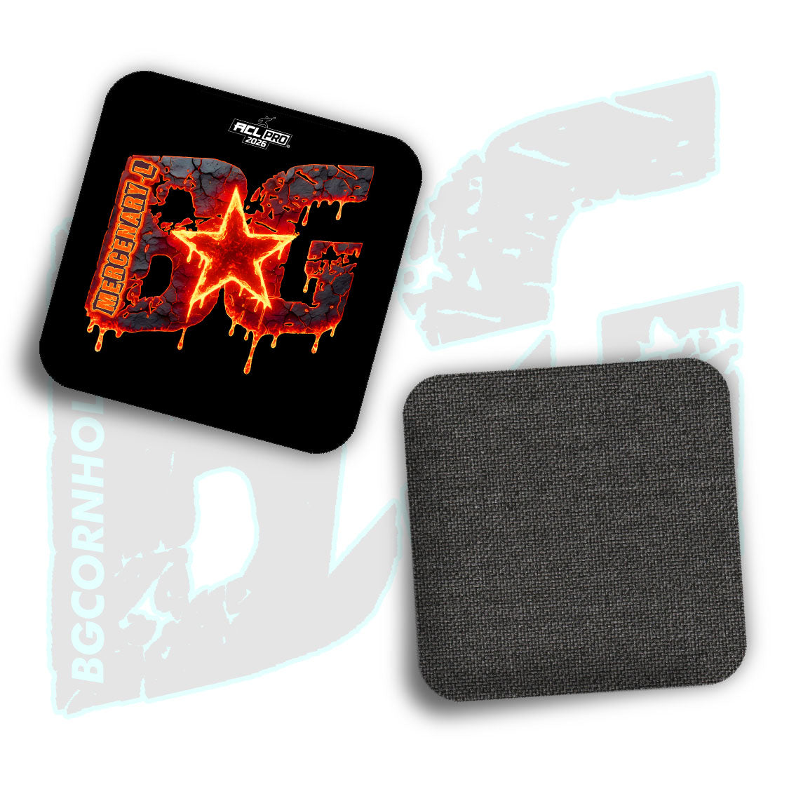 2026 BG Multiple Bag Models "Meltdown" - ACL Pro Stamped Cornhole Bags - SET OF 4 BAGS