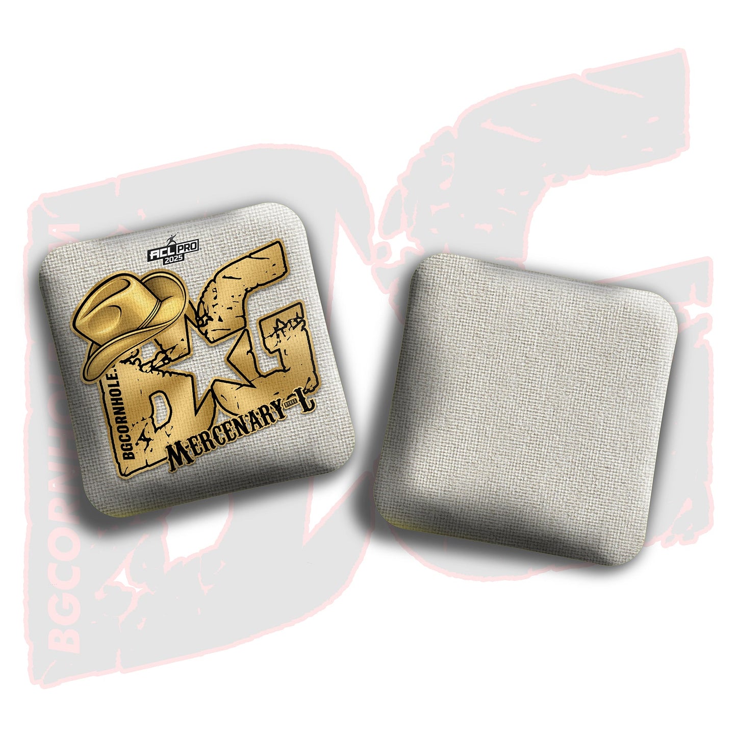 2025 Multiple Bag Models  “Tye Thompson Golden Cowboy" - ACL Pro Stamped Cornhole Bags - SET OF 4 BAGS