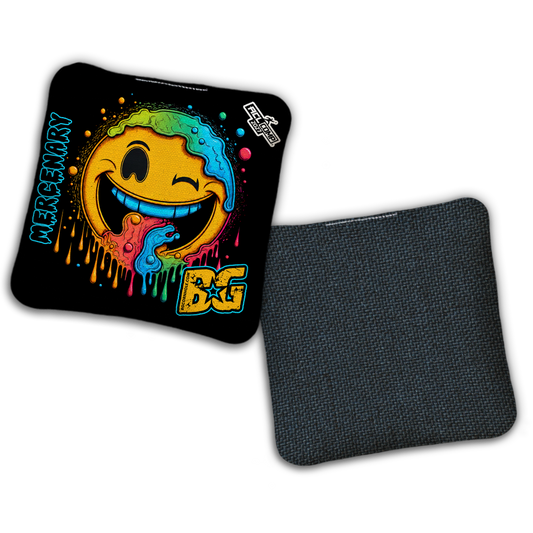 2027 BG Multiple Bag Models - "DRIPPY SMILEY" - ACL Comp Stamped Cornhole Bags - SET OF 4 BAGS