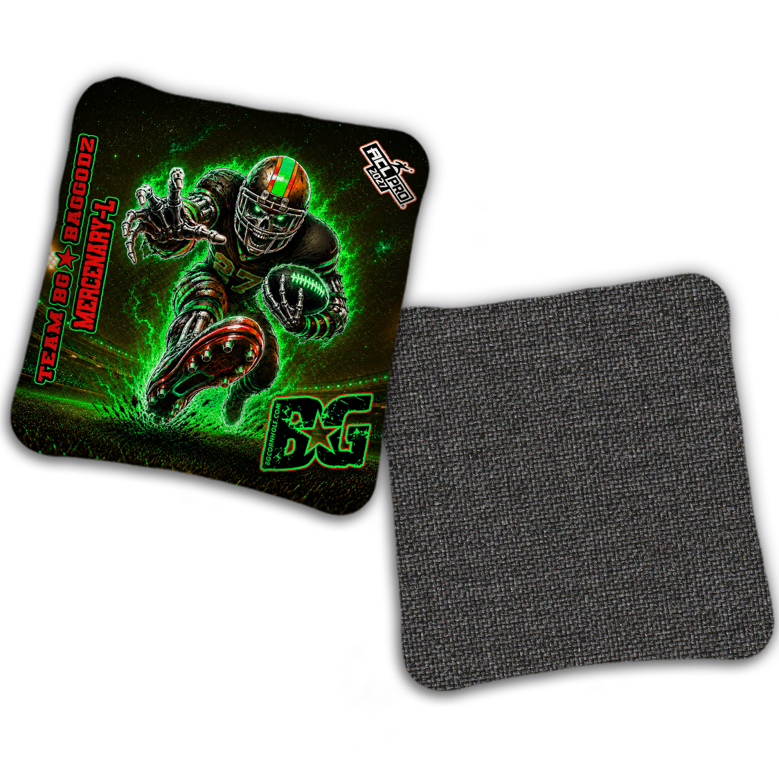 2027 BG Multiple Bag Models "FINAL DRIVE" - ACL Pro Stamped Cornhole Bags - SET OF 4 BAGS