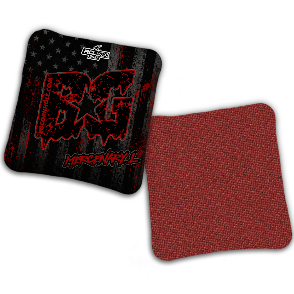 2027 BG Multiple Bag Models "AMERICAN GRIT" - ACL Pro Stamped Cornhole Bags - SET OF 4 BAGS