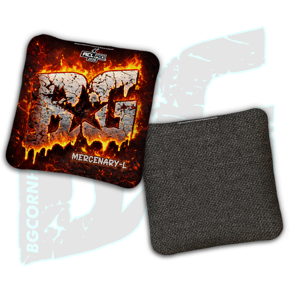 2026 BG Multiple Bag Models "Scorched" - ACL Pro Stamped Cornhole Bags - SET OF 4 BAGS