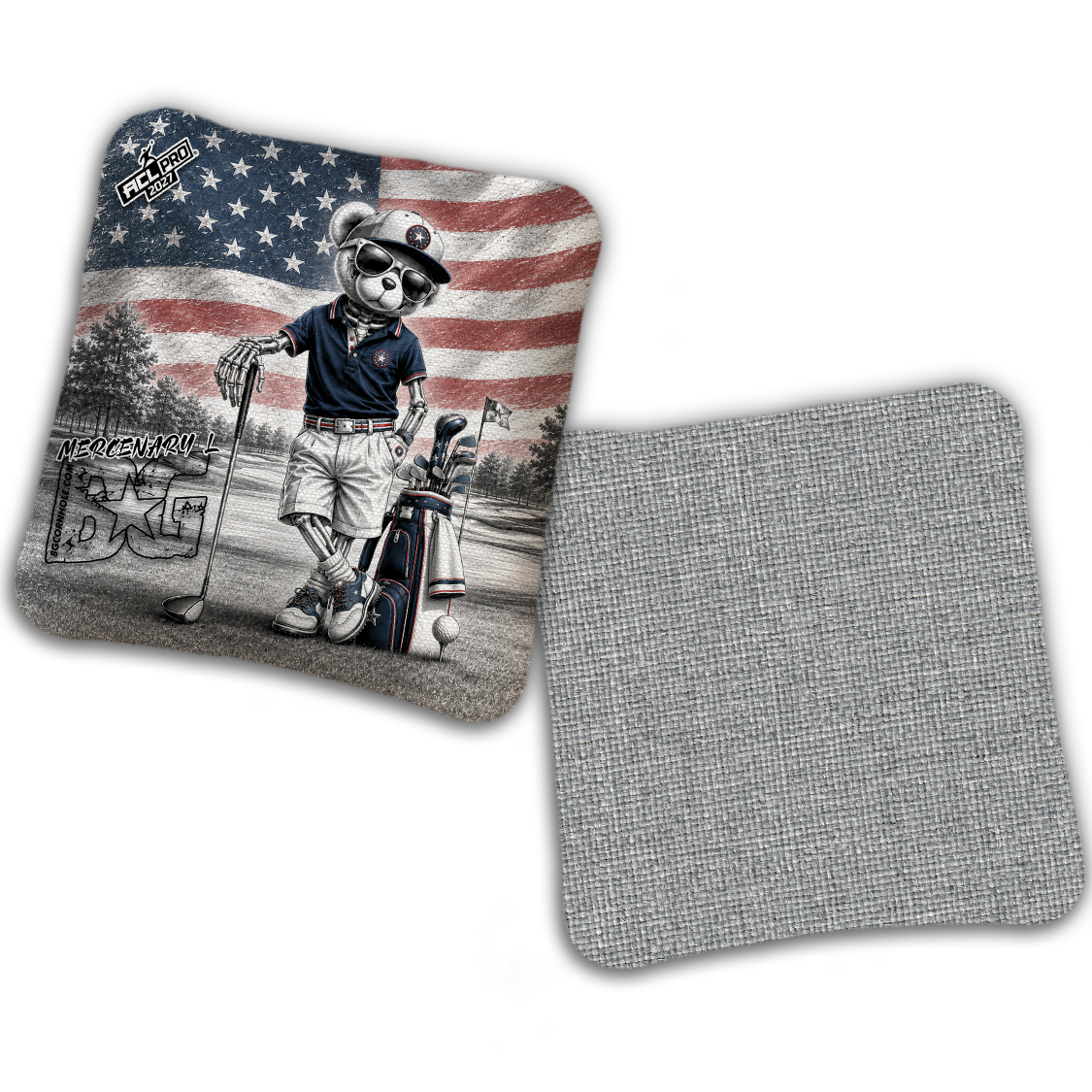 2027 BG Multiple Bag Models "FAIRWAY FREEDOM" - ACL Pro Stamped Cornhole Bags - SET OF 4 BAGS