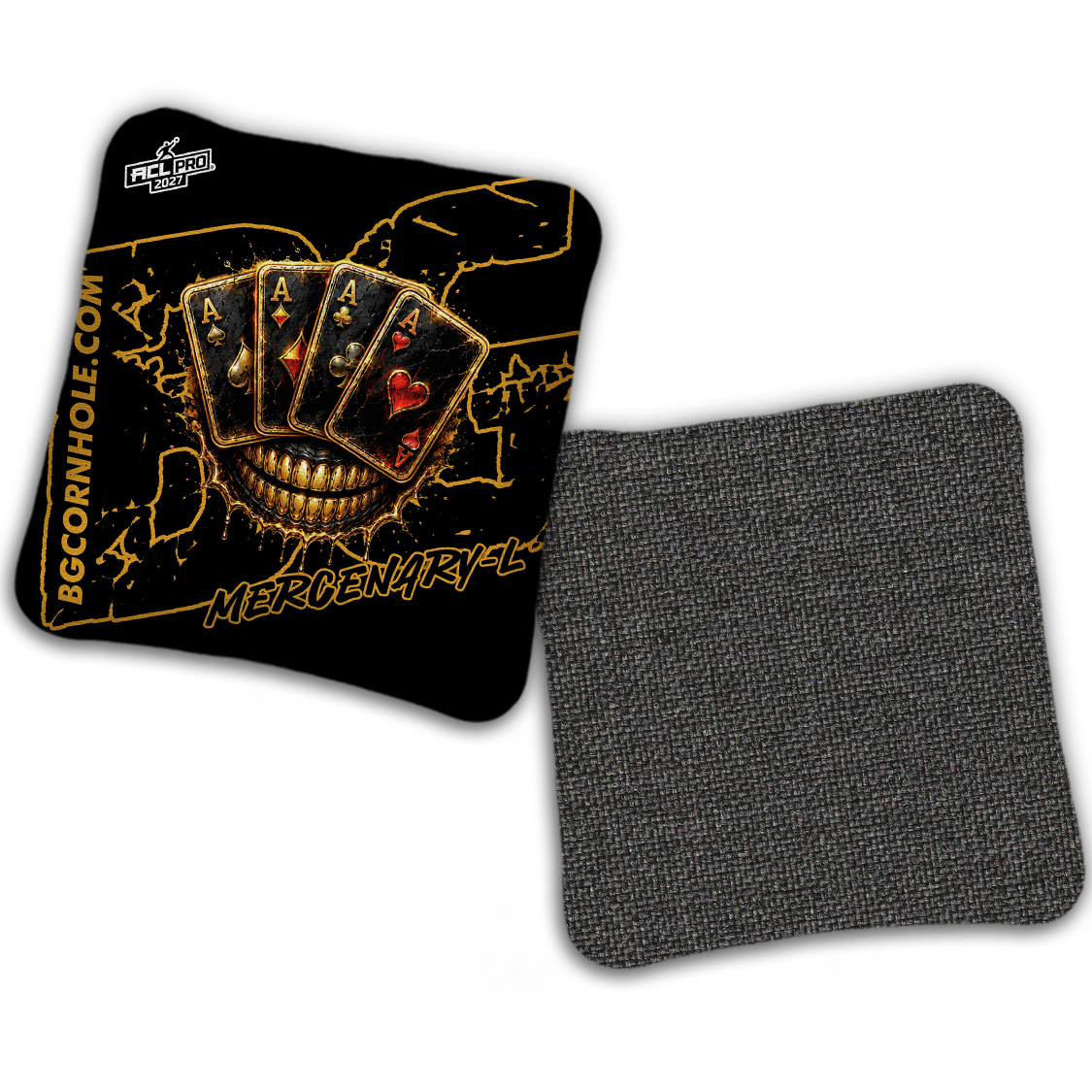 2027 BG Multiple Bag Models "DEAD MANS HAND " - ACL Pro Stamped Cornhole Bags - SET OF 4 BAGS