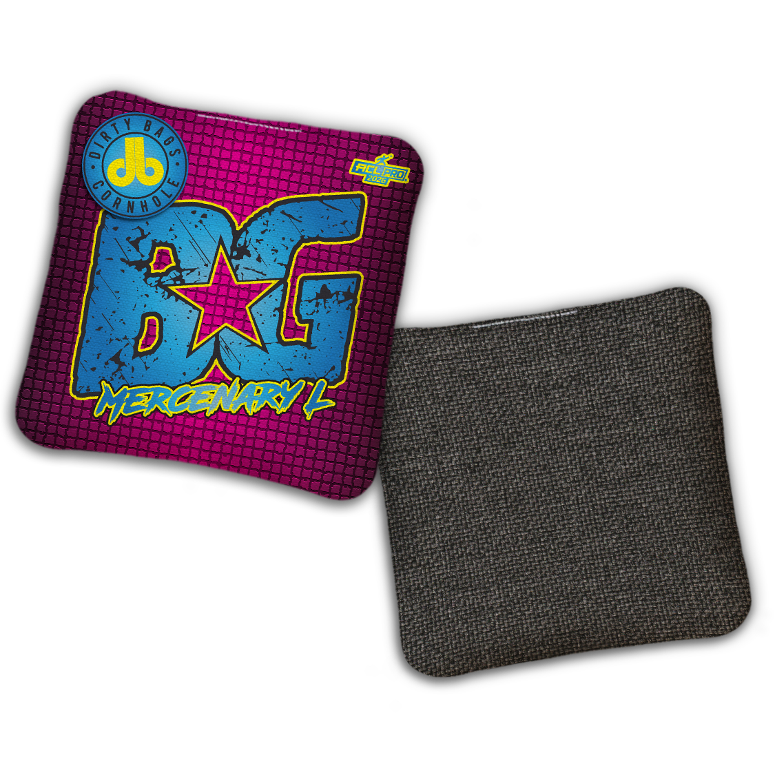 2026 BG Multiple Bag Models - "DB Mosaic” Dirty Bags Collab - ACL Pro Stamped Cornhole Bags - SET OF 4 BAGS