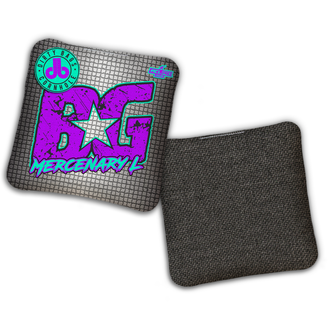 2026 BG Multiple Bag Models - "DB Mosaic” Dirty Bags Collab - ACL Pro Stamped Cornhole Bags - SET OF 4 BAGS
