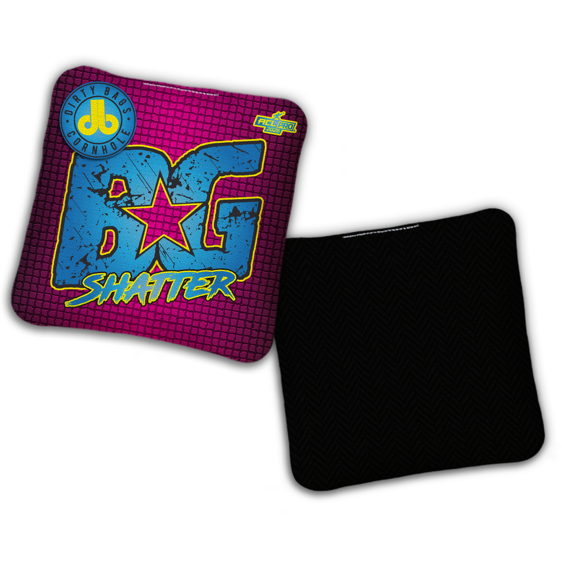 2026 BG Multiple Bag Models - "DB Mosaic” Dirty Bags Collab - ACL Pro Stamped Cornhole Bags - SET OF 4 BAGS