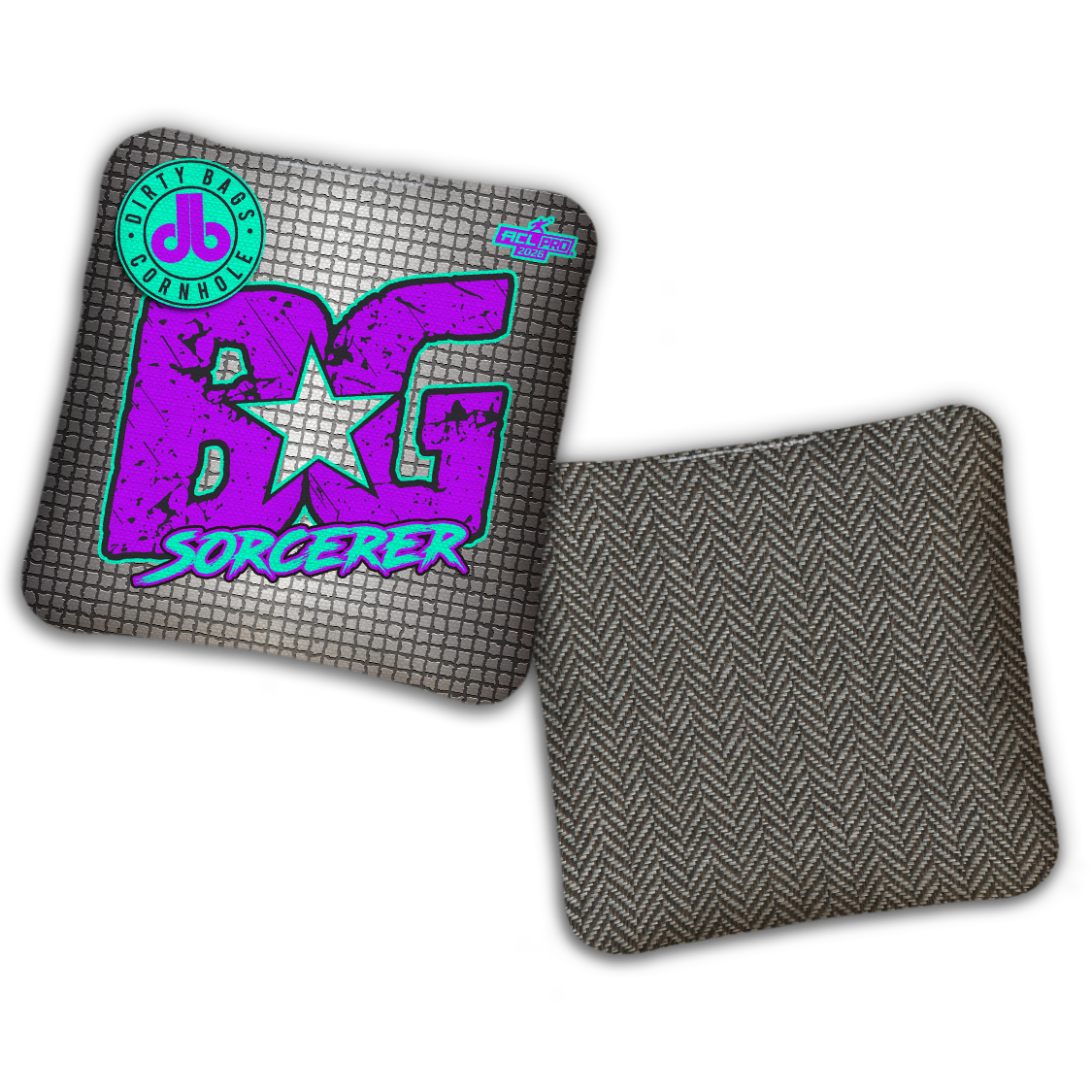 2026 BG Multiple Bag Models - "DB Mosaic” Dirty Bags Collab - ACL Pro Stamped Cornhole Bags - SET OF 4 BAGS