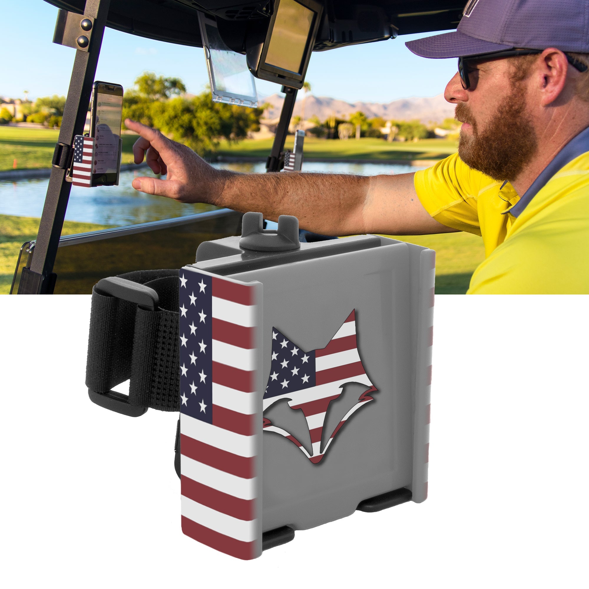 Desert Fox Golf Phone Caddy - Thumbnail 3