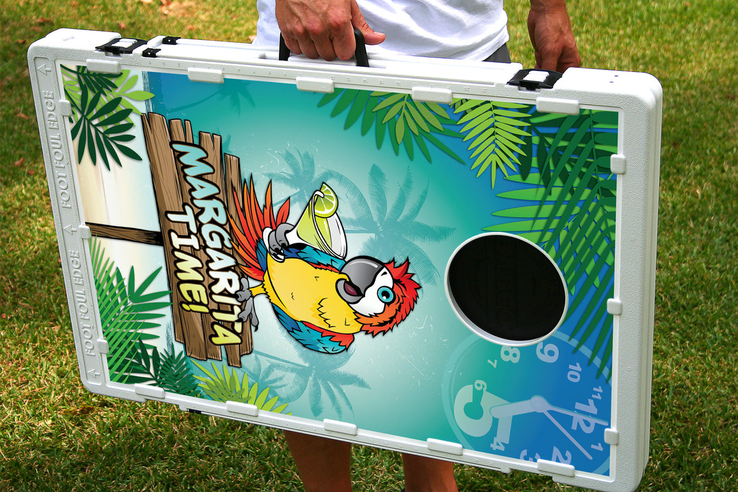 Margarita Time Parrot Bean Bag Toss Game by BAGGO