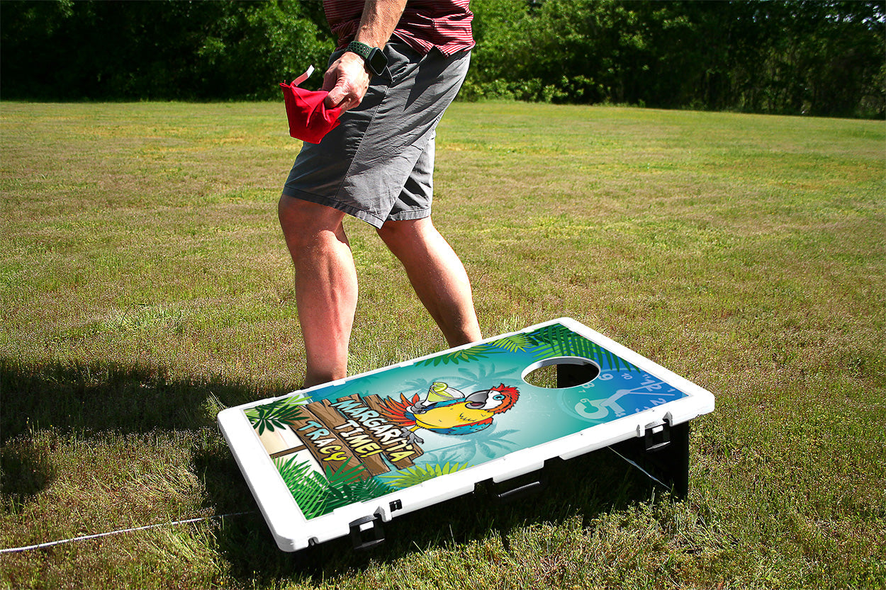 Margarita Time Parrot Bean Bag Toss Game by BAGGO