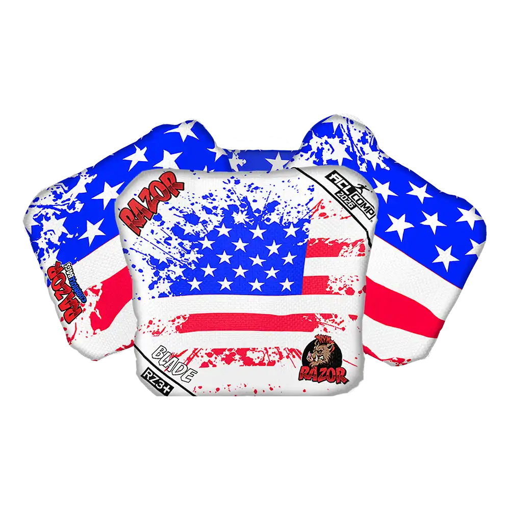 Blade | Merica Flag | ACL COMP Razor Cornhole Bags