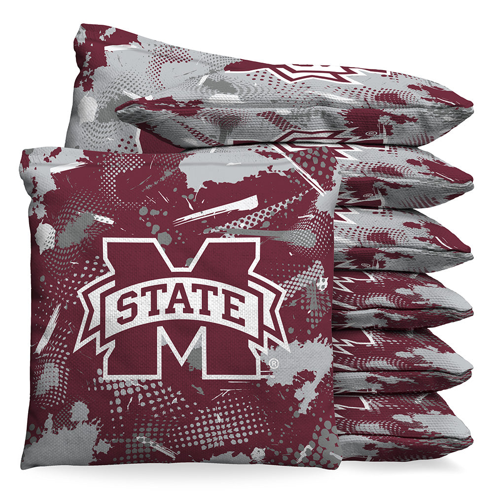 Mississippi State Bulldogs 1 LB Graffiti Bean Bag Toss Bags by BAGGO