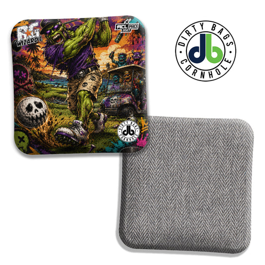 BG Monster Golfer cornhole bags