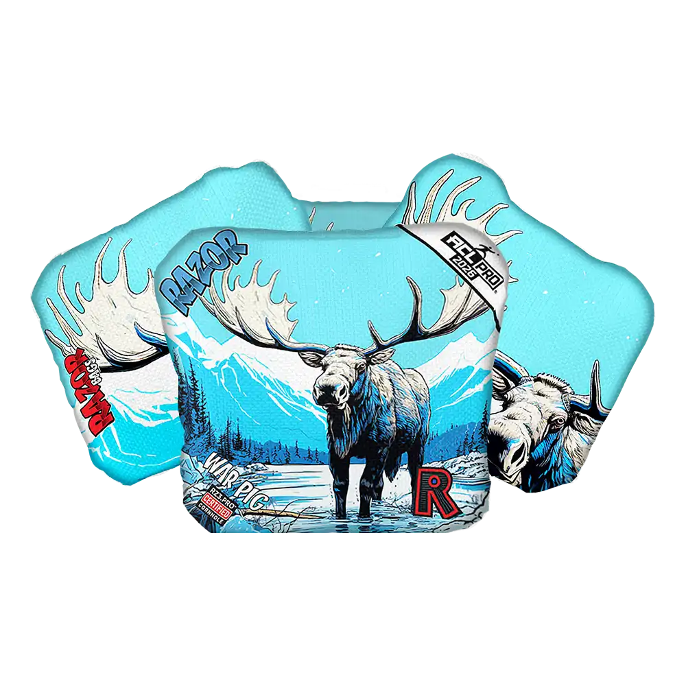 War Pig | Alaskan Moose | ACL PRO Razor Cornhole Bags