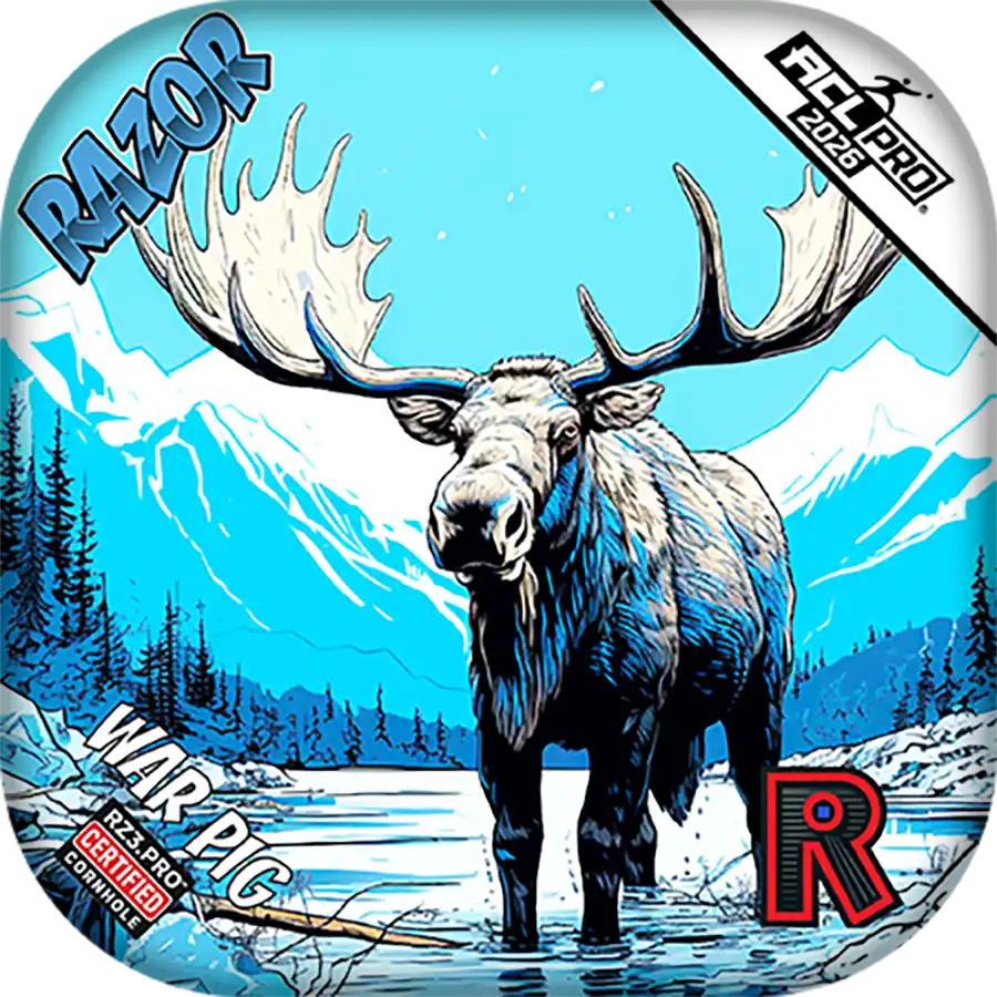 War Pig | Alaskan Moose | ACL PRO Razor Cornhole Bags