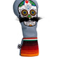 Mustache Sugar Skull - Driver Cover Gray