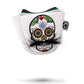 Mustache Sugar Skull - Mallet Putter Cover White