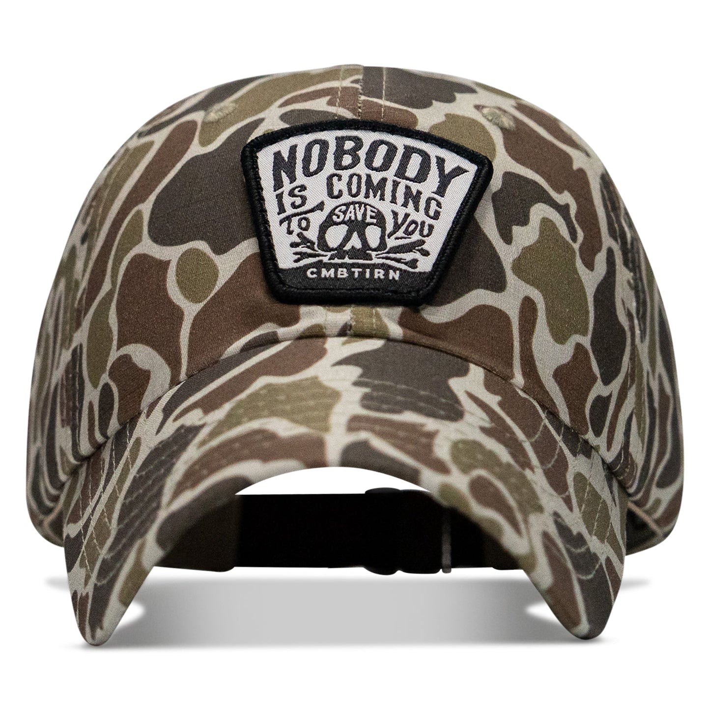 Nobody Is Coming To Save You Skull  Patch Ripstop Tactical Hat