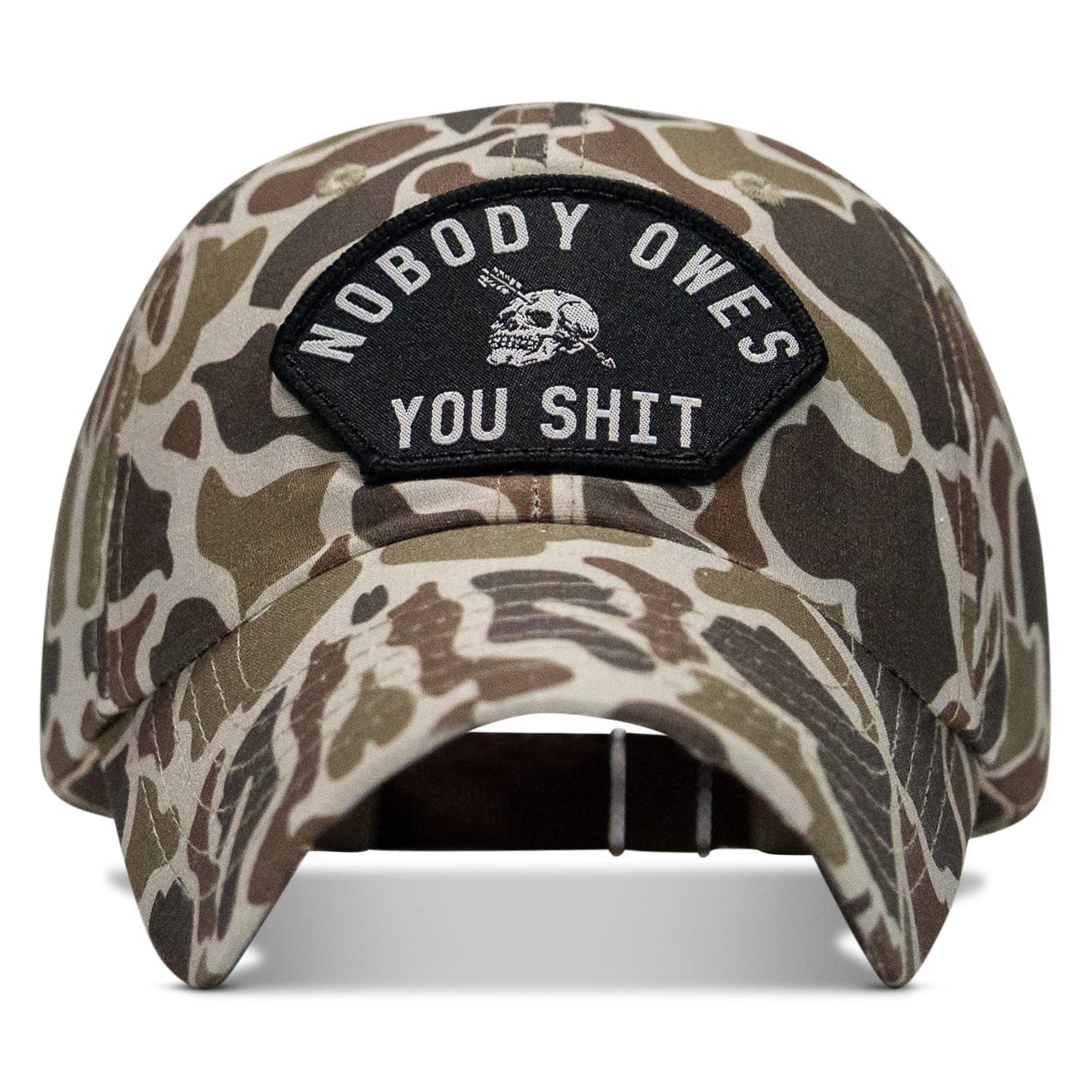 Nobody Owes You Shit Arch Patch Ripstop Tactical Hat