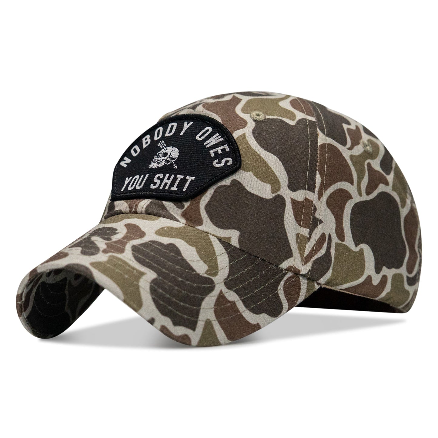 Nobody Owes You Shit Arch Patch Ripstop Tactical Hat