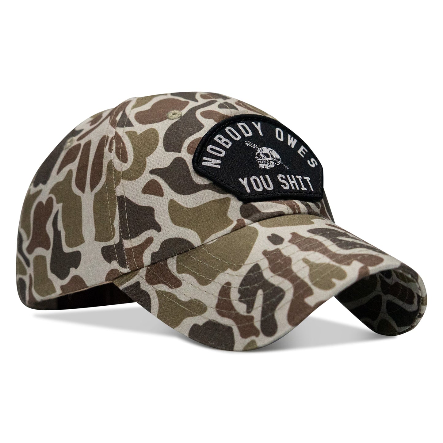 Nobody Owes You Shit Arch Patch Ripstop Tactical Hat