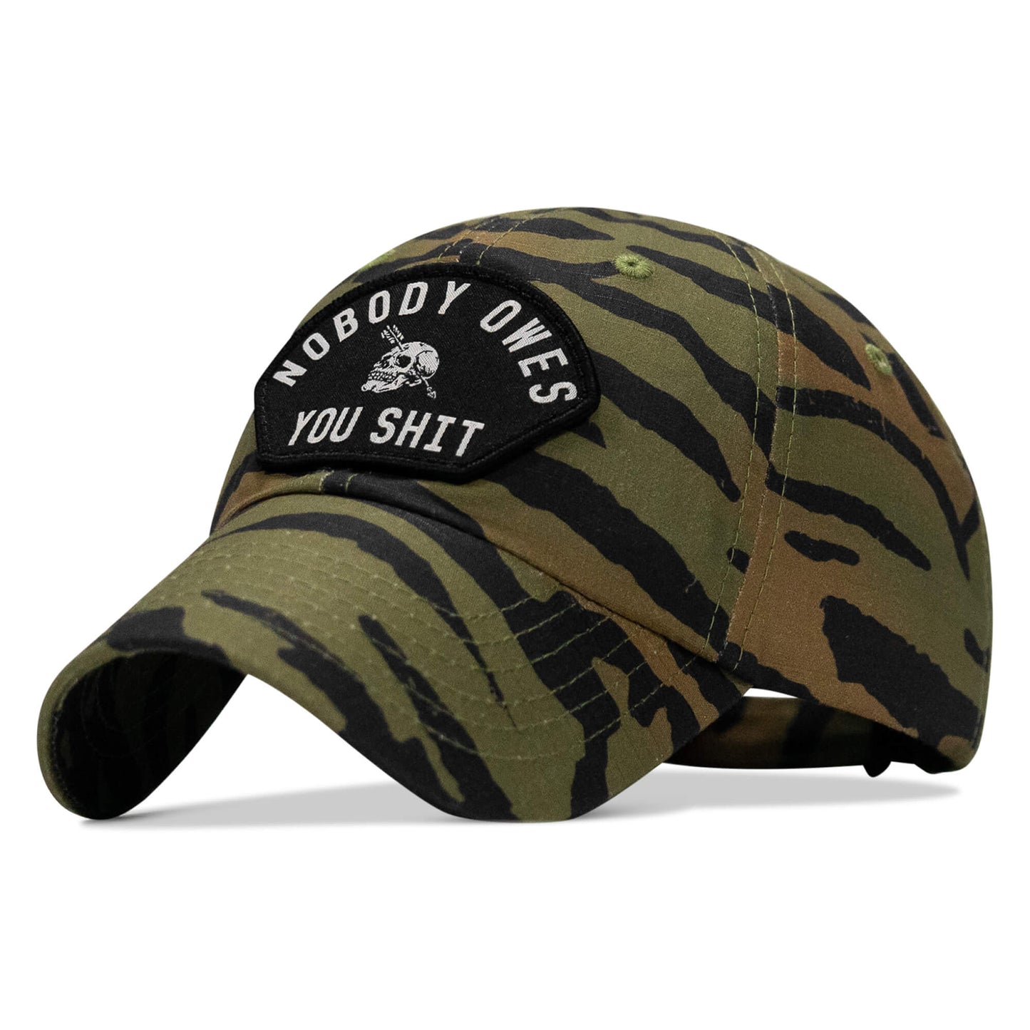 Nobody Owes You Shit Arch Patch Ripstop Tactical Hat
