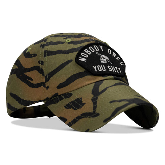 Nobody Owes You Shit Arch Patch Ripstop Tactical Hat