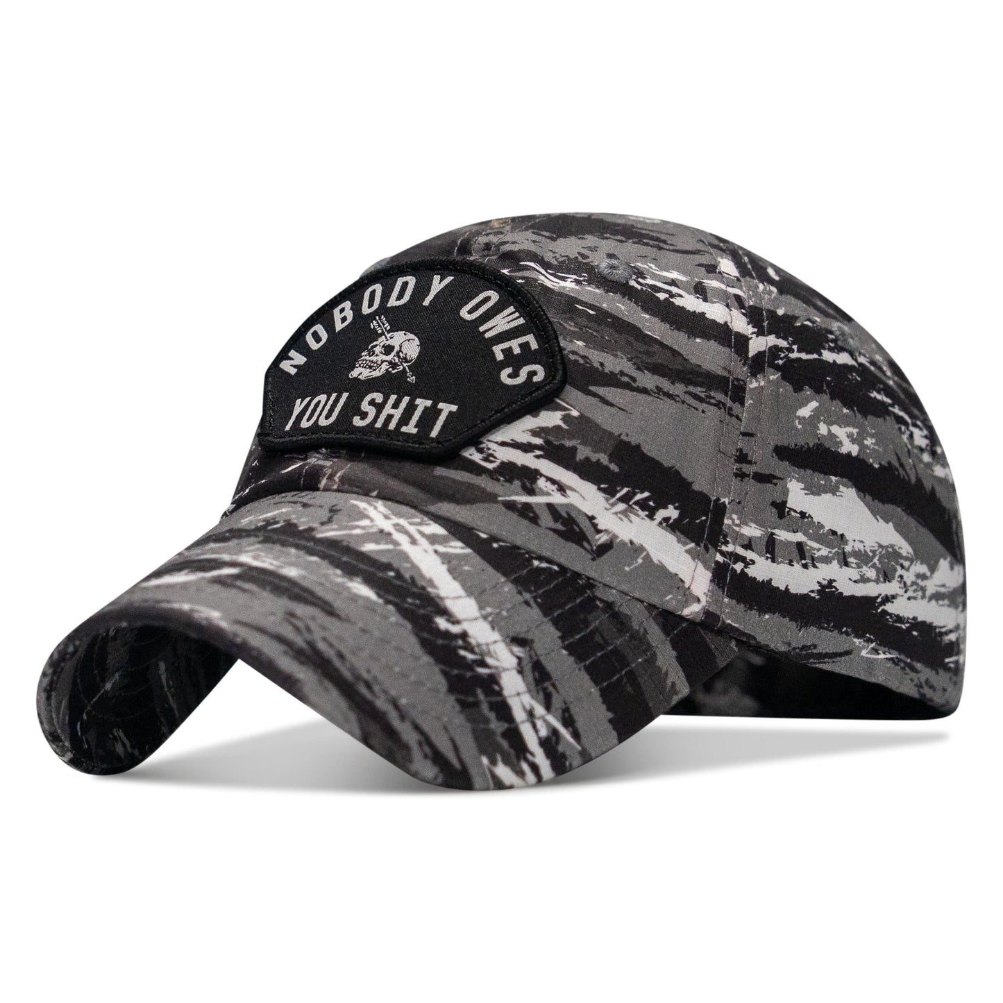 Nobody Owes You Shit Arch Patch Ripstop Tactical Hat