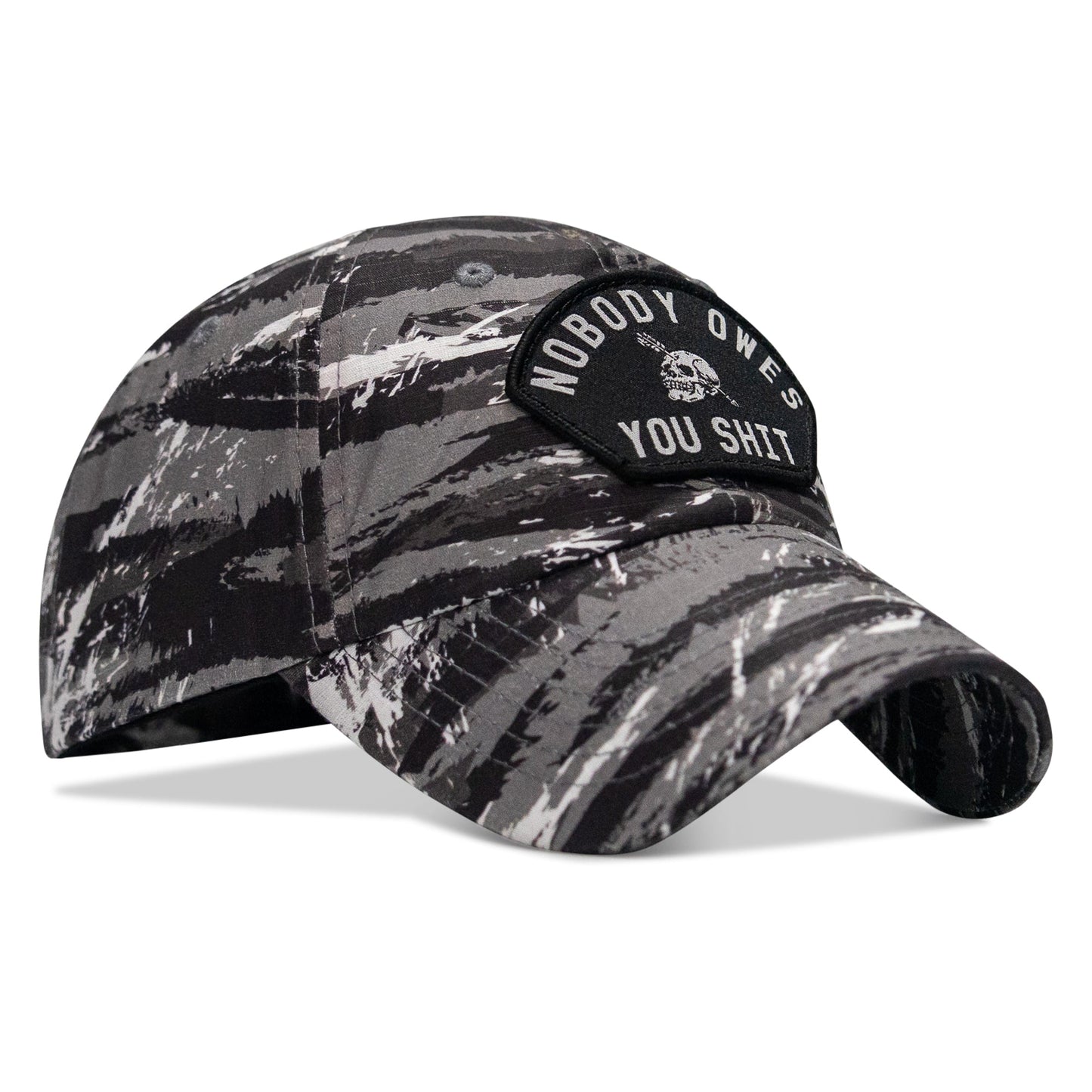 Nobody Owes You Shit Arch Patch Ripstop Tactical Hat