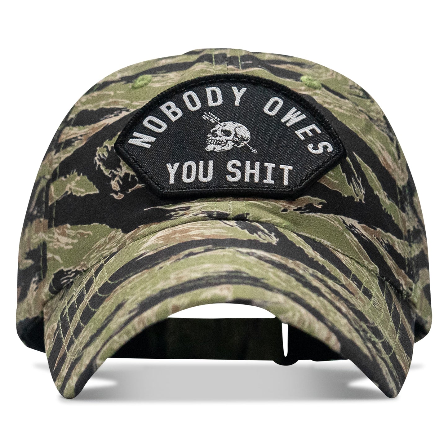 Nobody Owes You Shit Arch Patch Ripstop Tactical Hat