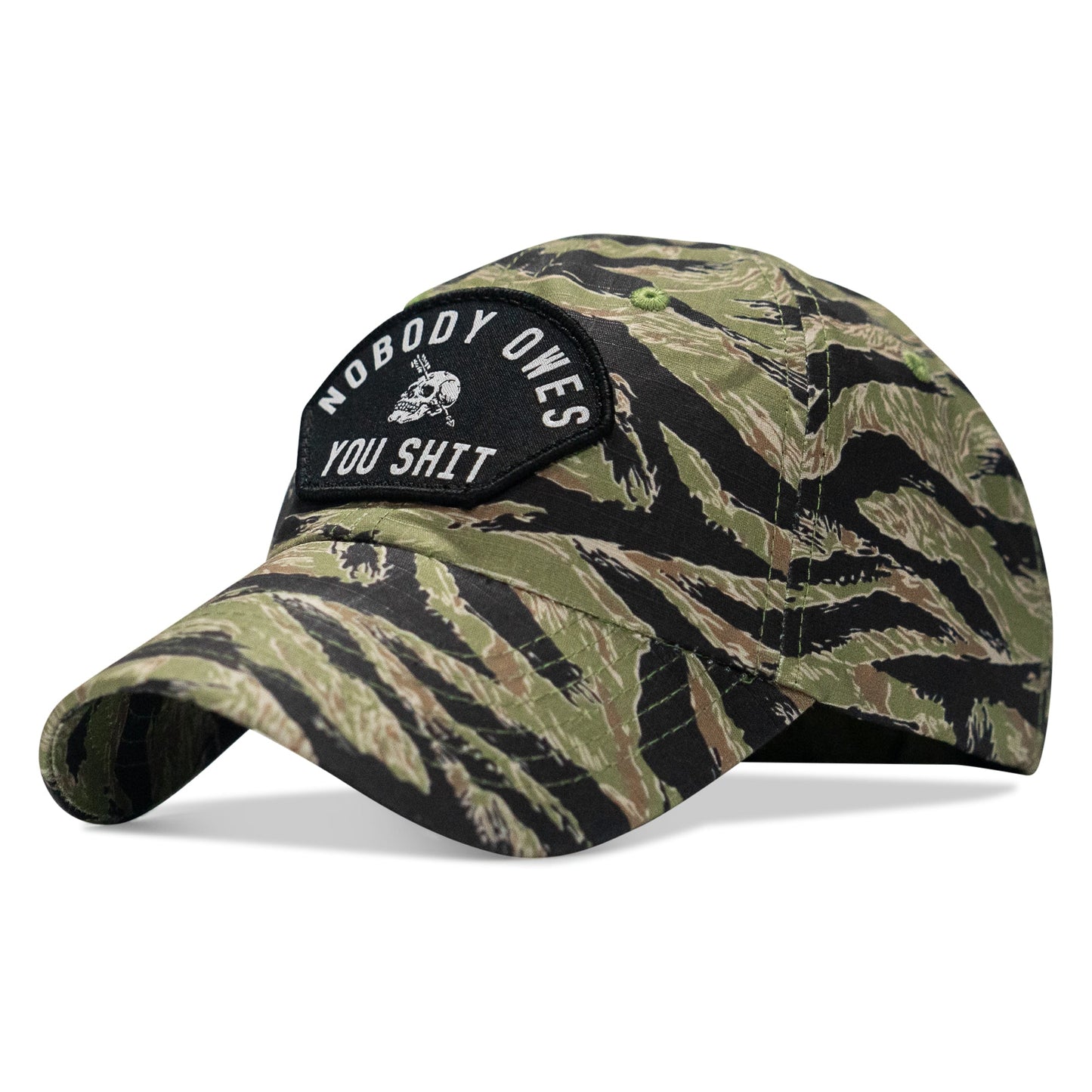 Nobody Owes You Shit Arch Patch Ripstop Tactical Hat