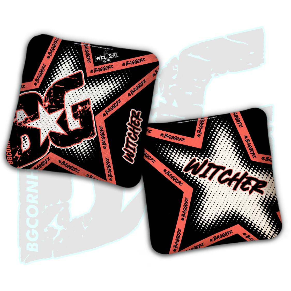 2026 BG Multiple Bag Models "Nova Drip" - ACL Pro Stamped Cornhole Bags - SET OF 4 BAGS